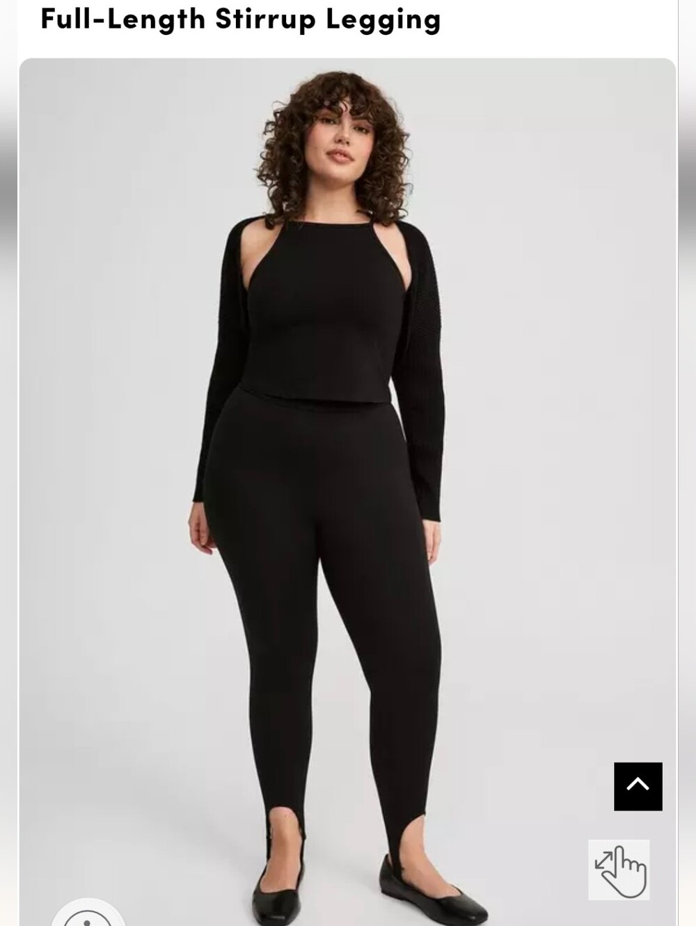 Torrid Full-Length Stirrup Legging Black  Stirrup Ponte Pants Plus Size 1x Or 2x